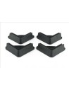 4 er SET Plastikfuß Plastikkappe für Metallregal Steckregal Regal HELIOS -Serie