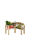 Holzregal Lagerregal Kellerregal Maxi 2-ZA  (64 x85x30), 2 durchbrochene Böden, unbehandelt