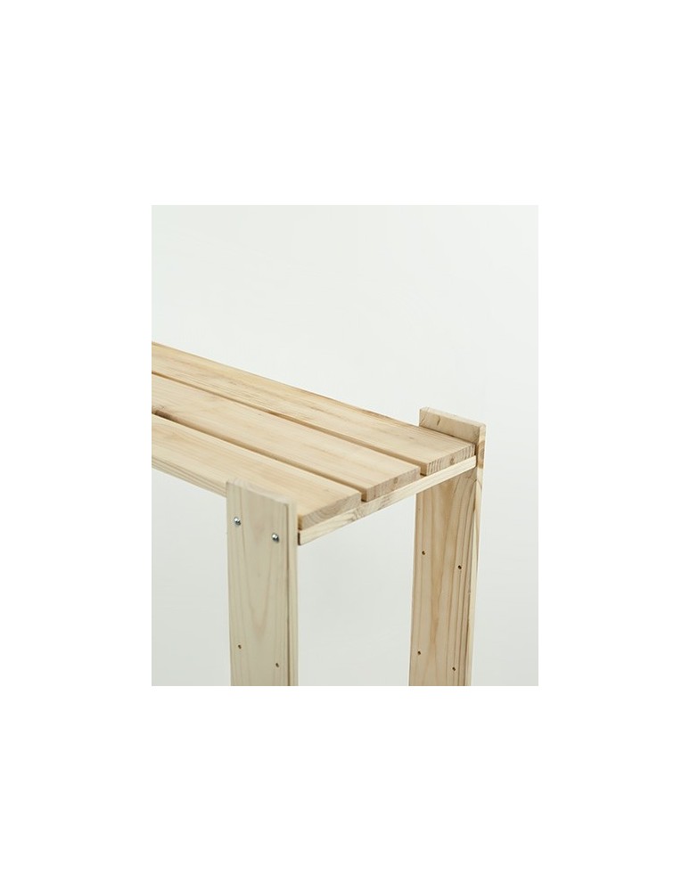 Speisekammer-Regale - Holzregal Lagerregal Kellerregal Maxi 4ZA+ (166,4x85x30), 5 durchbrochene Böden, unbehandelt - produkt new.modo24.de 2