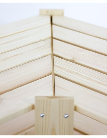 Speisekammer-Regale - Holzregal Lagerregal Kellerregal Maxi 4ZA+ (166,4x85x30), 5 durchbrochene Böden, unbehandelt - produkt 4