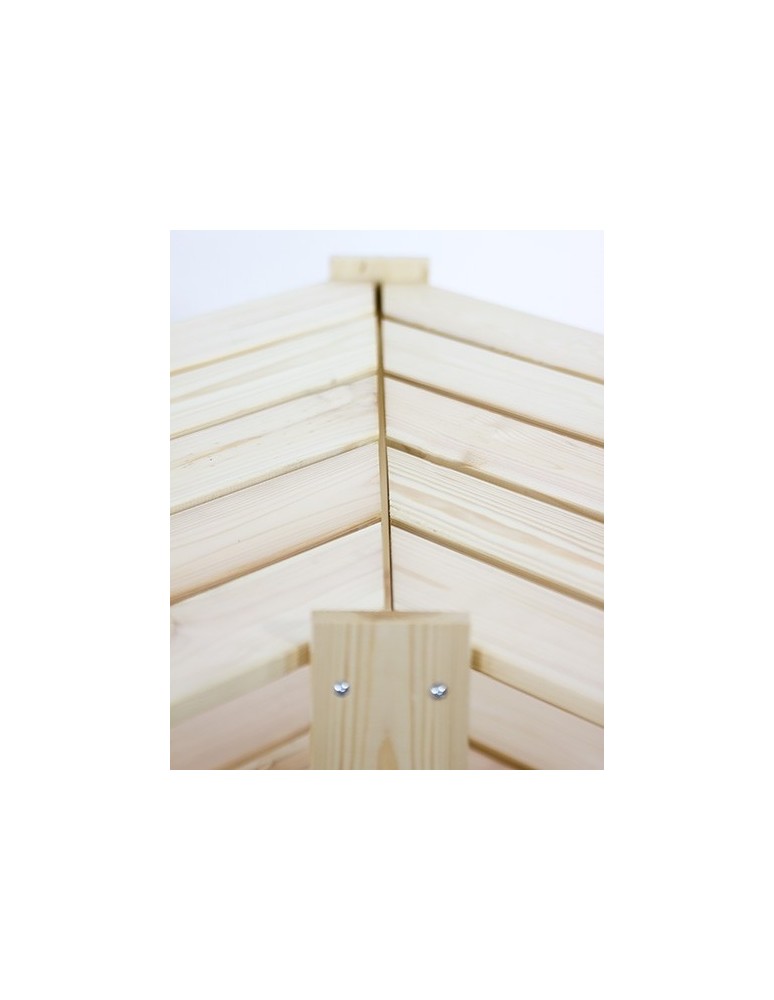 Speisekammer-Regale - Holzregal Lagerregal Kellerregal Maxi 4ZA+ (166,4x85x30), 5 durchbrochene Böden, unbehandelt - produkt new.modo24.de 4