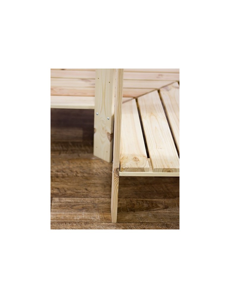 Speisekammer-Regale - Holzregal Lagerregal Kellerregal Maxi 4ZA+ (166,4x85x30), 5 durchbrochene Böden, unbehandelt - produkt new.modo24.de 6