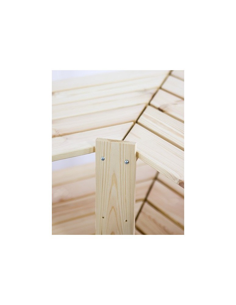 Speisekammer-Regale - Holzregal Lagerregal Kellerregal Maxi 4ZA+ (166,4x85x30), 5 durchbrochene Böden, unbehandelt - produkt new.modo24.de 7