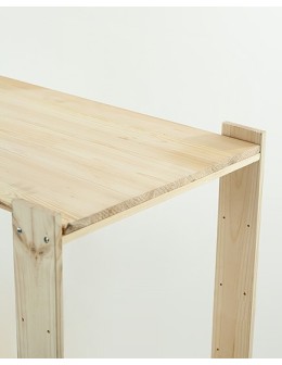 Holzregal Lagerregal Kellerregal Maxi 2WP (64x85x50), 2 Massivböden, unbehandelt - product 2