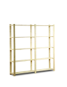Holzregal 5 Böden 170x170x38cm, B03R_170X170X38_N0F1, Unbehandelt