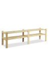 Holzregal 2 Böden 50x170x38 cm, B05R_050X170X38_N0F1, Unbehandelt