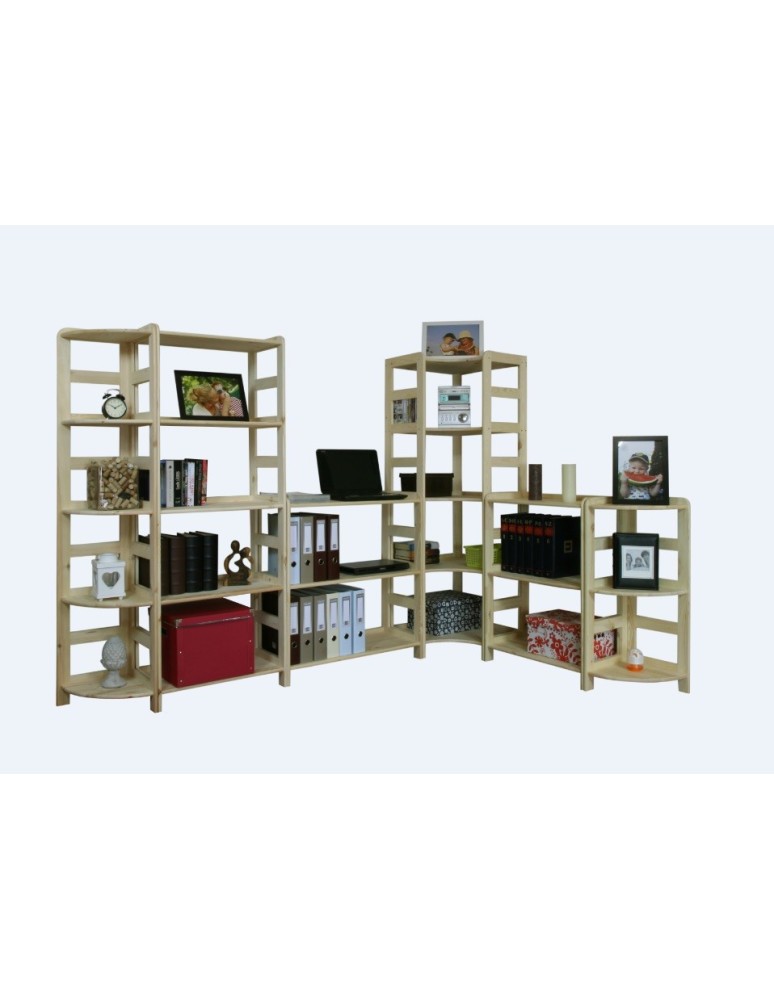 Büroregale - Holzregal Bücherregal R-12 (166x56x56 ), 5 Böden - product new.modo24.de 3