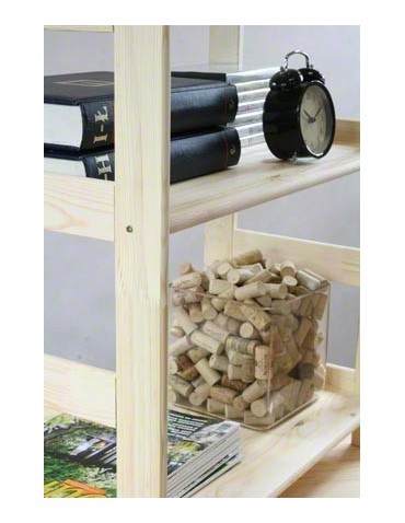 Büroregale - Holzregal Bücherregal R-02 (89x83x33), 3 Böden - product 5
