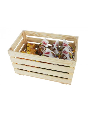 Holzkiste, 36x64x38, B08S_036X064X38_N0F1, unbehandelt - product 2