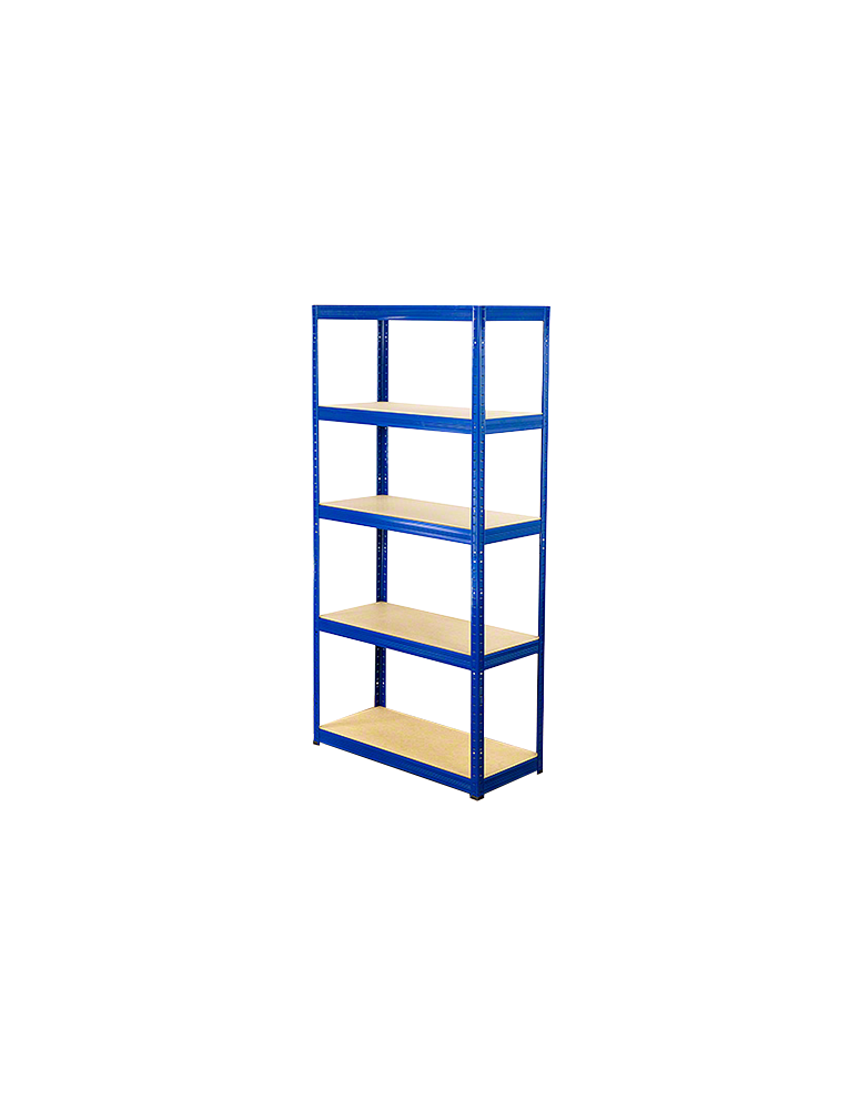 Kellerregale/Garagenregale - Metallregal Werkstatt Schwerlastregal Helios HNN_196x075x45_5 Böden, Traglast: 400 Kg, Farbe: BLAU - product new.modo24.de 13
