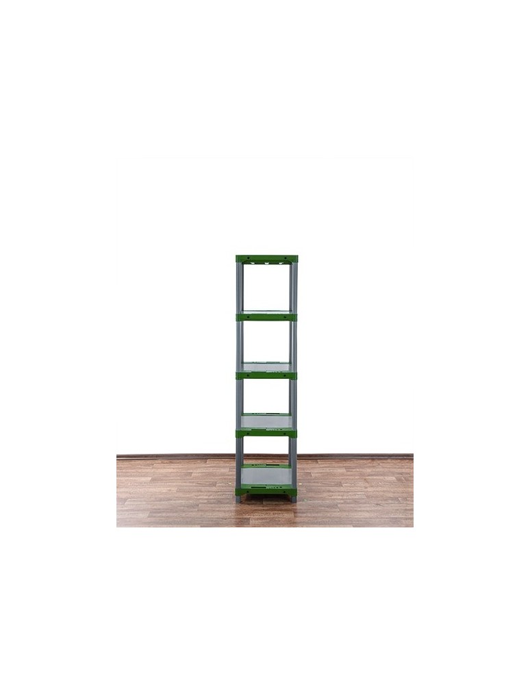 Kellerregale/Garagenregale - Plastikregal Kunststoffregal Steckregal  Jupiter-5-60 (180x60x46), 5 Böden, GRAU - product new.modo24.de 7