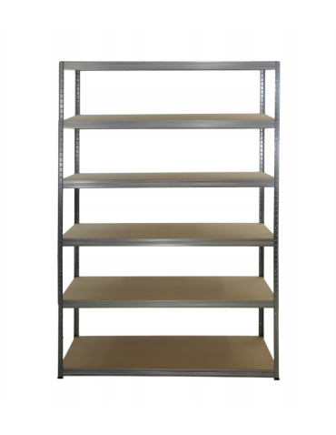 Kellerregale/Garagenregale - Metallregal Werkstatt Schwerlastregal Helios HZZ_213x150x30_6 Böden, Traglast: 275 Kg, Farbe: VERZINKT - product 13