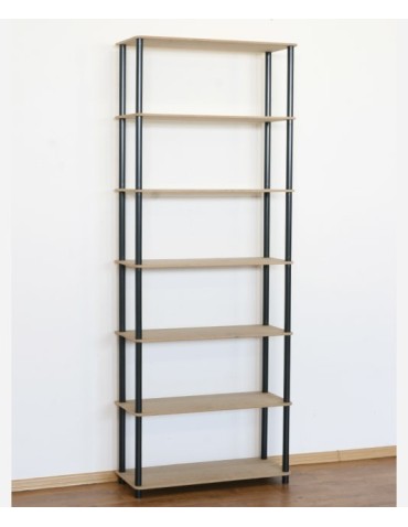Dedal-7M_B Rohrregal 210x60x33  / 7 Böden /Farbe: SCHWARZ - produkt 2