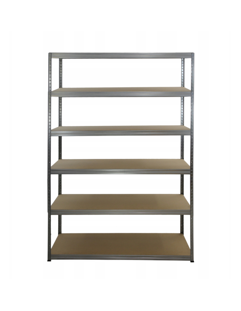 Kellerregale/Garagenregale - Metallregal Werkstatt Schwerlastregal Helios HZZ_196x150x50_6 Böden, Traglast: 175 Kg, Farbe: VERZINKT - product new.modo24.de 1