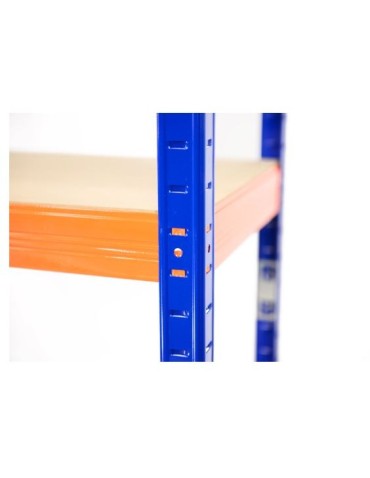 Kellerregale/Garagenregale - Metallregal Werkstatt Schwerlastregal Helios HNO_180x150x50_6 Böden, Traglast: 275 Kg, Farbe: BLAU/ORANGE - product 11