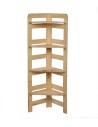 HOLZREGAL Kiefer Eckregal Modulregal BERDO RR2_NZ2 (120,8x34,4x34 cm ), 4 Böden, unbehandelt