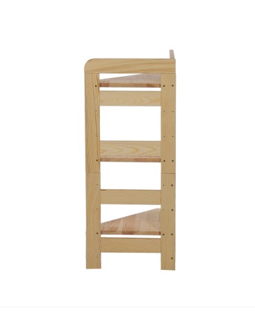 HOLZREGAL Kiefer Eckregal Modulregal BERDO RR2_NZ1 (82,4x34,4x34 cm ), 3 Böden, unbehandelt - product 2
