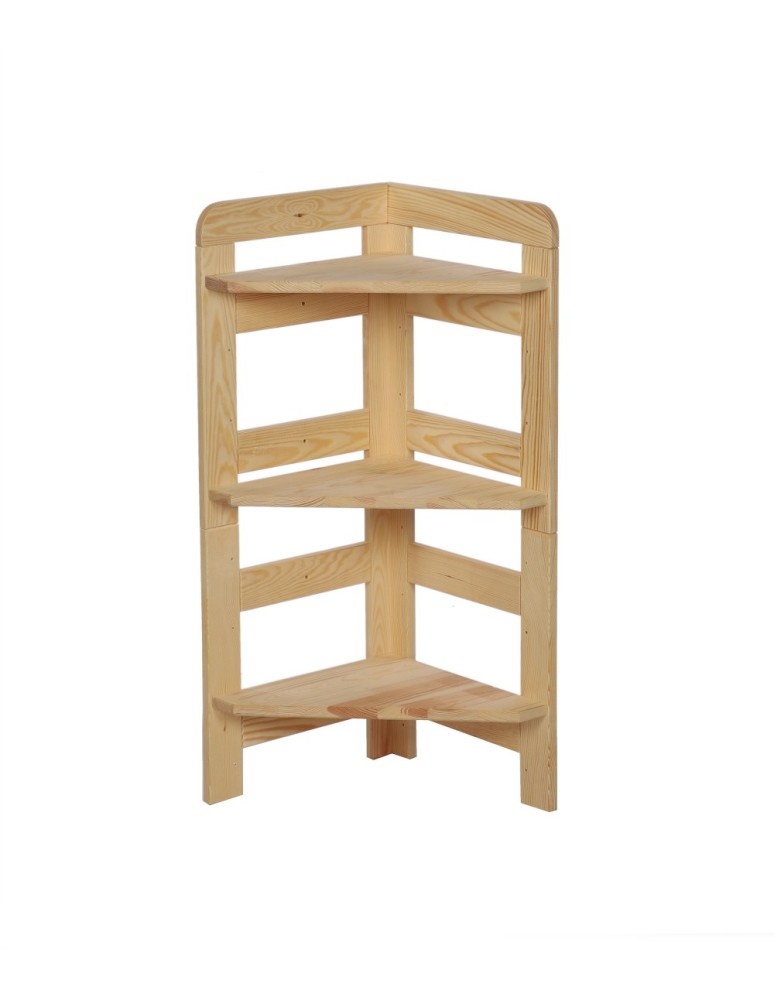Startseite - HOLZREGAL Kiefer Eckregal Modulregal BERDO RR2_NZ1 (82,4x34,4x34 cm ), 3 Böden, unbehandelt - product new.modo24.de 1