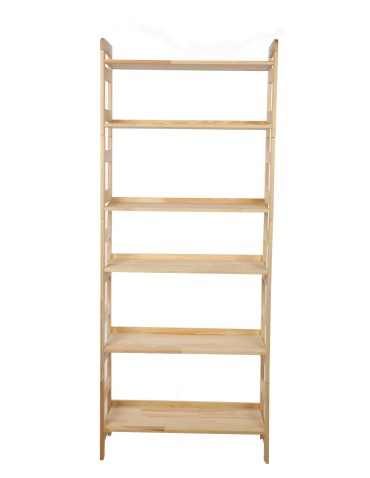 HOLZREGAL Kiefer Eckregal Modulregal BERDO RR2_NP4 (197,6x80x34,4 cm ), 6 Böden, unbehandelt