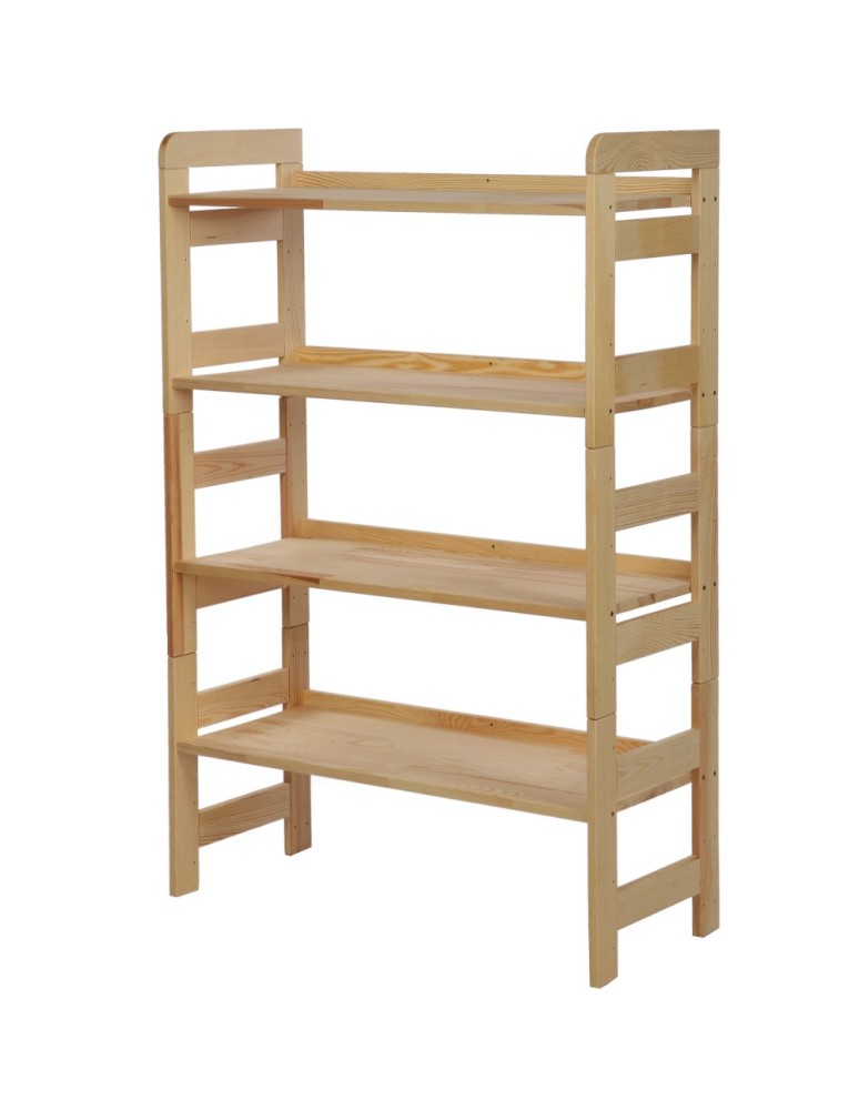 Startseite - HOLZREGAL Kiefer Eckregal Modulregal BERDO RR2_NP2(120,8x80x34,4 cm ), 4 Böden, unbehandelt - produkt new.modo24.de 1