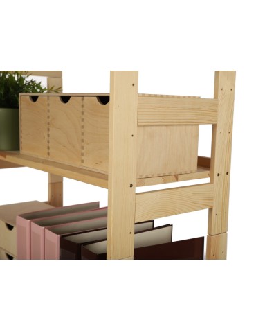 Startseite - HOLZREGAL Kiefer Eckregal Modulregal BERDO RR2_NP1(82,4 cmx80x34,4 cm ), 3 Böden, unbehandelt - product 8
