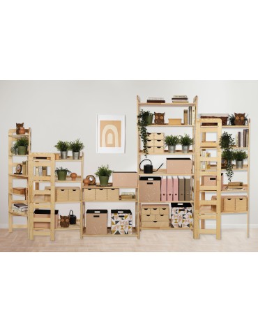 Startseite - HOLZREGAL Kiefer Eckregal Modulregal BERDO RR2_NP1(82,4 cmx80x34,4 cm ), 3 Böden, unbehandelt - product 17