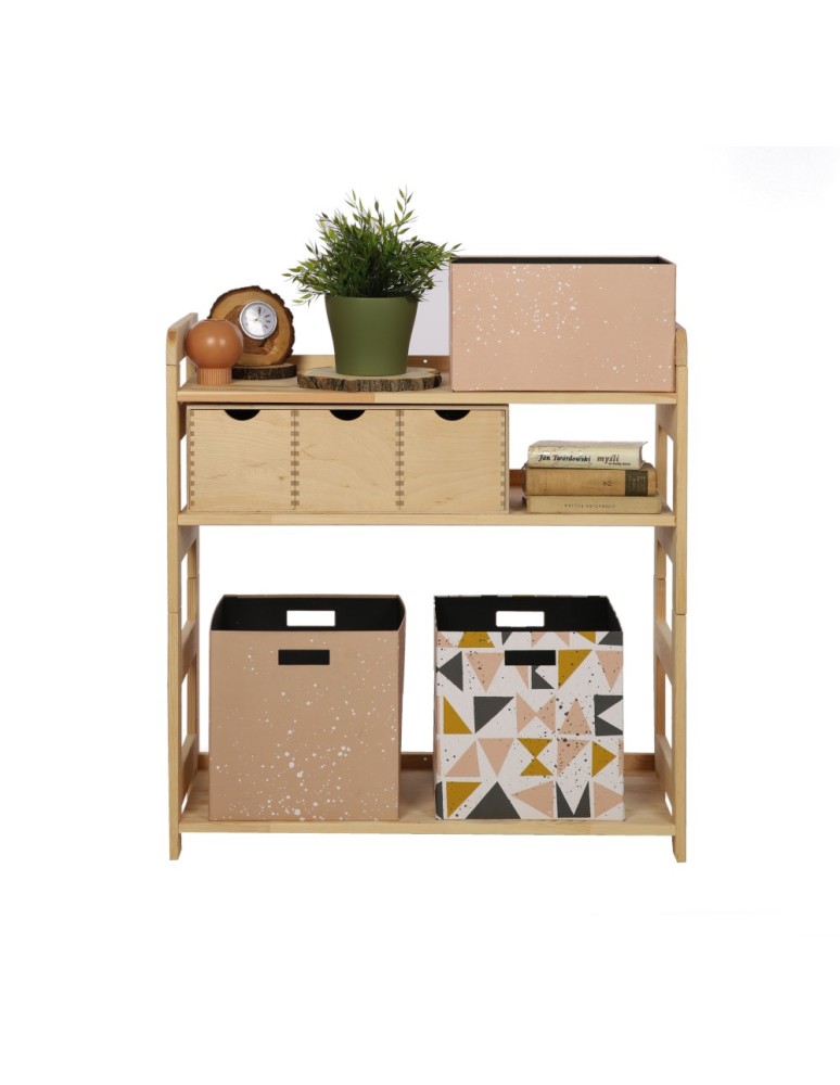 Startseite - HOLZREGAL Kiefer Eckregal Modulregal BERDO RR2_NP1(82,4 cmx80x34,4 cm ), 3 Böden, unbehandelt - product new.modo24.de 6