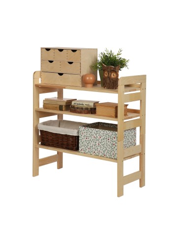 Startseite - HOLZREGAL Kiefer Eckregal Modulregal BERDO RR2_NP1(82,4 cmx80x34,4 cm ), 3 Böden, unbehandelt - product 5