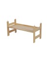 HOLZREGAL Kiefer Eckregal Modulregal BERDO R2NP (38,4x80x34,4 cm ), 1 Böden, unbehandelt