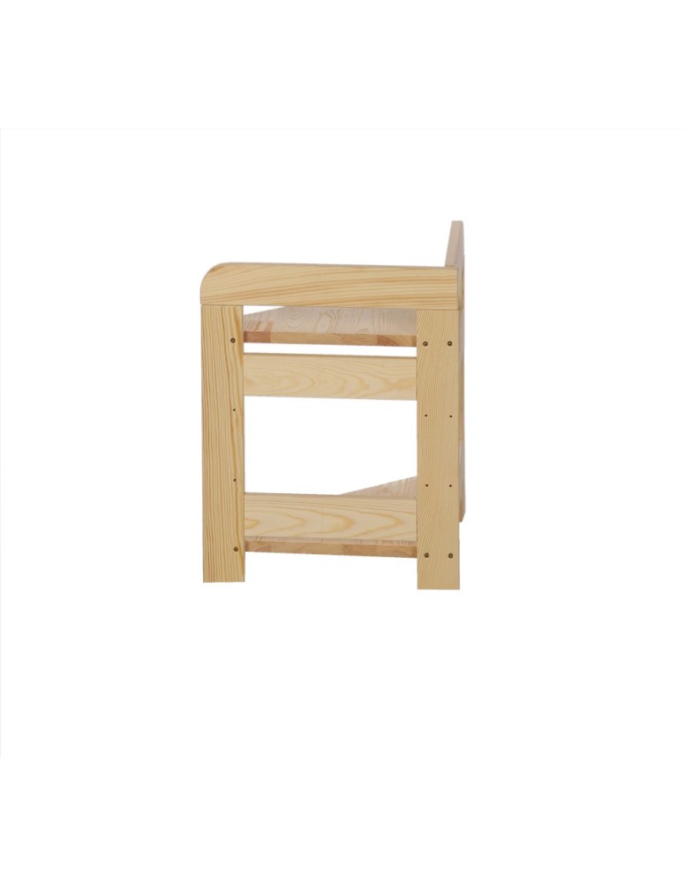 Startseite - HOLZREGAL Kiefer Eckregal Modulregal BERDO R2PZ (44x34,4x34 cm ),2 Böden, unbehandelt - product new.modo24.de 4