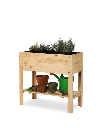 Hochbeet Treibbeet Frühbeet Kräutergewächshaus   OBL_37X80_NADK1, unbehandelt - product 2