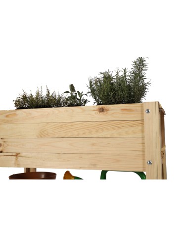 Blumenkasten und Hochbeete - Hochbeet Treibbeet Frühbeet Kräutergewächshaus   OBL_37X80_NADK1, unbehandelt - product 6