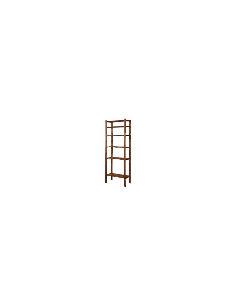 Speisekammer-Regale - Holzregal 6 Böden 200x80x38 cm, B29R_200X080X38_R0F1, gebeizt in BRAUN - product new.modo24.de 1