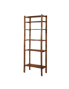 Holzregal 6 Böden 200x80x38 cm, B29R_200X080X38_R0F1, gebeizt in BRAUN