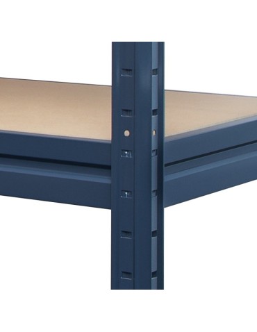 Metallregal Keller Schwerlastregal Lagerregal KOLOS COL_G_177X200X60 Farbe: Grau, Tragkraft 500 kg pro Boden, 4 Böden - product 2