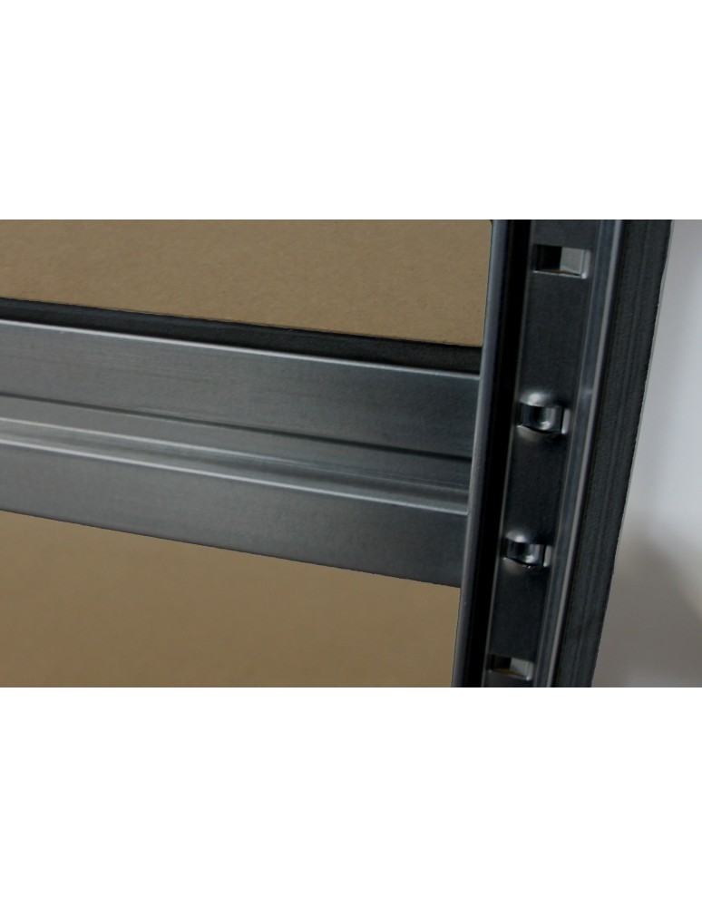 Metallregale - Metallregal Keller Schwerlastregal Lagerregal KOLOS COL_G_177X200X60 Farbe: Grau, Tragkraft 500 kg pro Boden, 4 Böden - product new.modo24.de 4