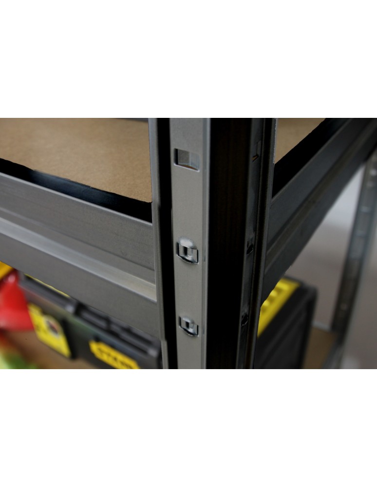 Metallregale - Metallregal Keller Schwerlastregal Lagerregal KOLOS COL_G_177X200X60 Farbe: Grau, Tragkraft 500 kg pro Boden, 4 Böden - product new.modo24.de 6