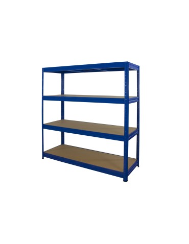 Metallregale - Metallregal Keller Schwerlastregal Lagerregal KOLOS COL_N_177X160X60 Farbe: Blau, Tragkraft 600 kg pro Boden, 4 Böden - product 4