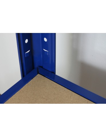 Metallregale - Metallregal Keller Schwerlastregal Lagerregal KOLOS COL_N_177X240X60 Farbe: Blau, Tragkraft 450 kg pro Boden, 4 Böden - product 9