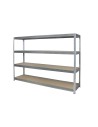 Metallregal Keller Schwerlastregal Lagerregal KOLOS COL_Z_177X200X60 verzinkt, Tragkraft 500 kg pro Boden, 4 Böden