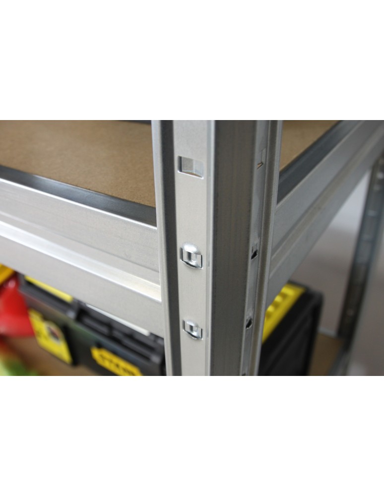 Metallregale - Metallregal Keller Schwerlastregal Lagerregal KOLOS COL_Z_177X200X60 verzinkt, Tragkraft 500 kg pro Boden, 4 Böden - product new.modo24.de 8