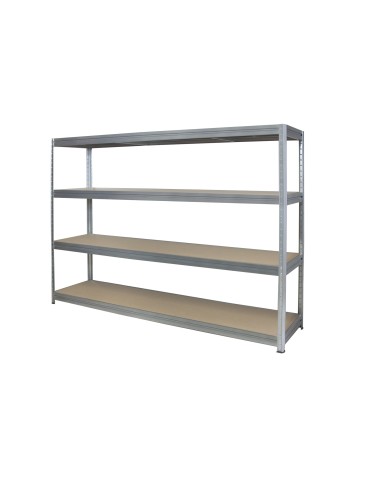 Metallregale - Metallregal Keller Schwerlastregal Lagerregal KOLOS COL_Z_177X240X60 verzinkt, Tragkraft 450 kg pro Boden, 4 Böden - product 1