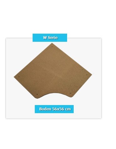 Dedal-4W_B Eckregal 108x56x56 / 4 Böden / Farbe: SCHWARZ - product 2