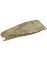 Holzscheibe, Tischplatte,  ohne Rinde geschliffen,  Breite 40 cm, Länge 112 cm, Dicke 8,5 cm, 150822/ Kiefernholz