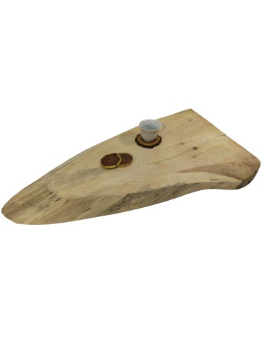 HOLZSCHEIBEN - Holzscheibe, Tischplatte,  ohne Rinde geschliffen,  Breite 40 cm, Länge 99 cm, Dicke 6 cm, 153327/ Kiefernholz - product 3