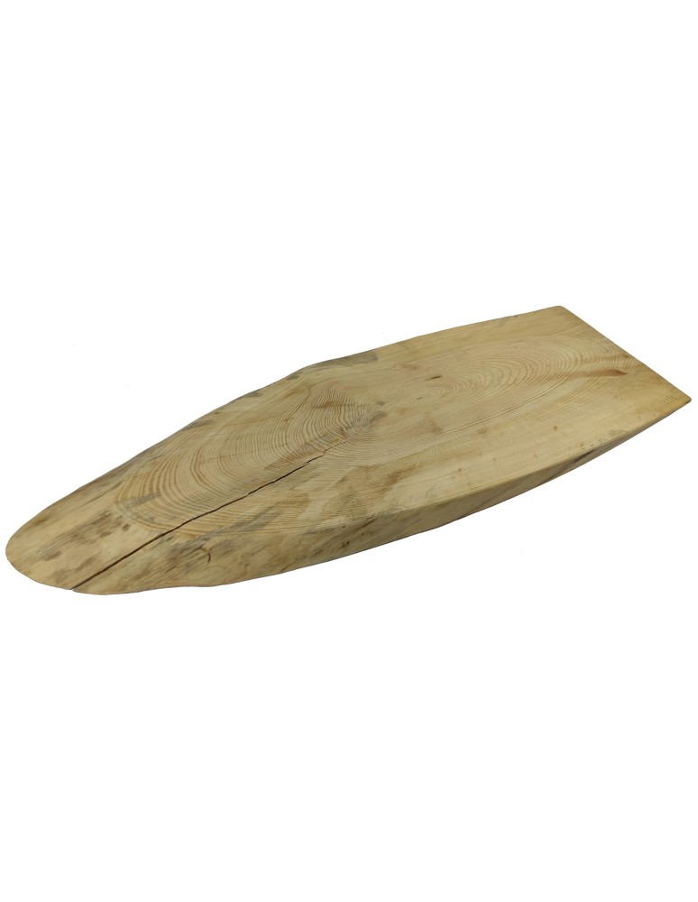 HOLZSCHEIBEN - Baumscheibe Tischplatte Holzscheibe ohne Rinde geschliffen , Länge 105 cm, Breite 36 cm, Dicke 5 cm, 160006/KIEFER - product new.modo24.de 1