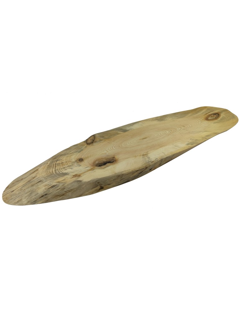HOLZSCHEIBEN - Baumscheibe Tischplatte Holzscheibe ohne Rinde geschliffen , Länge 106 cm, Breite 28 cm, Dicke 5 cm, 160311/KIEFER - product new.modo24.de 1
