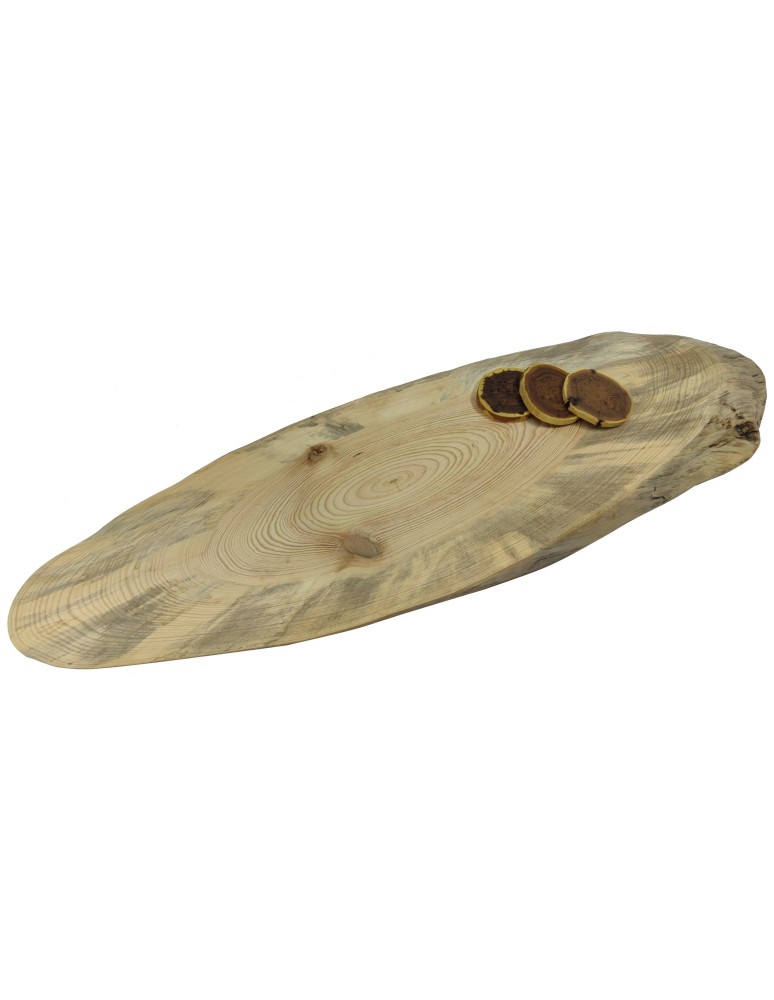 Holzplatten - Baumscheibe Tischplatte  ohne Rinde geschliffen , Oval, 94 cmx 28 cmx 5 cm, 140630/KIEFER, UNIKAT - product new.modo24.de 1