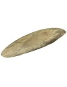 Baumscheibe Tischplatte  ohne Rinde geschliffen, Oval, 88 cmx 29 cm x 4,5 cm, 142616/KIEFER, UNIKAT