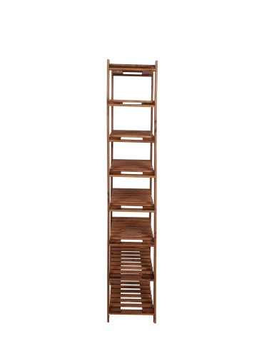 Weinregal Serie B Flaschenregal  8 Böden, 150x80x28 cm, B22R_150X080X28_R0F1, gebeizt in Braun - produkt 2